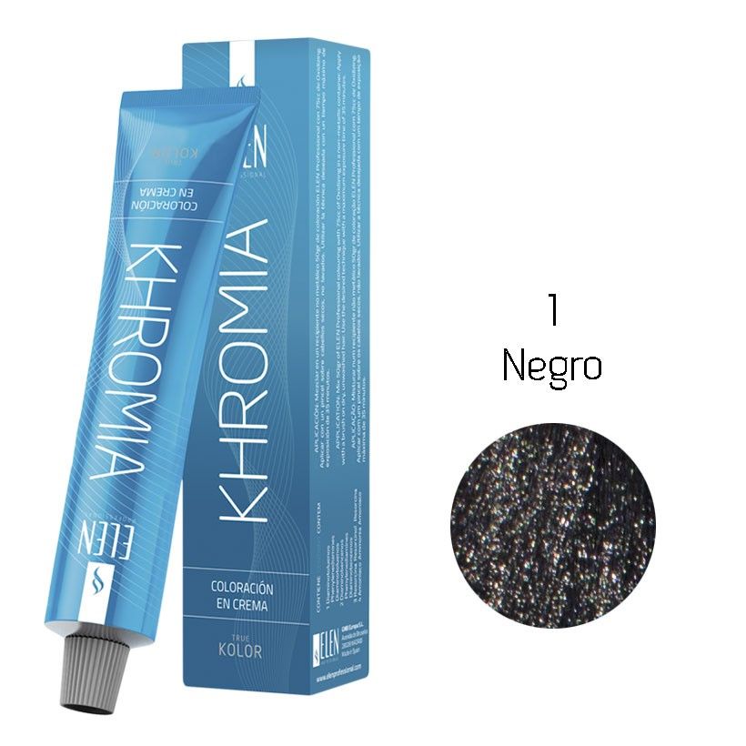 Tinte Cabello Khromia negro 100 ml