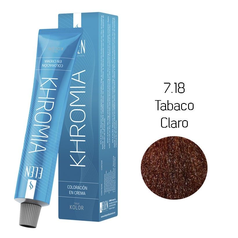 Tinte Cabello Khromia tabaco claro 100 ml