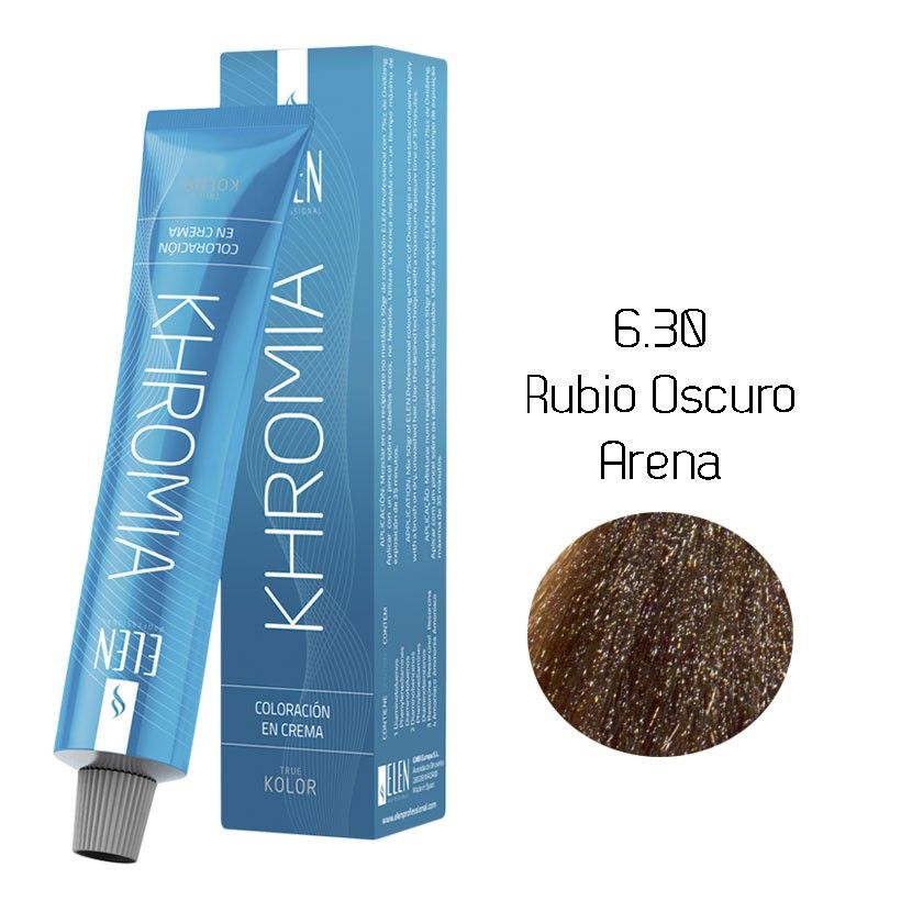 Tinte Cabello Khromia rubio oscuro arena 100 ml
