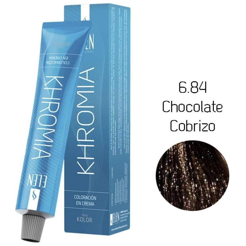Tinte Cabello Khromia chocolate cobrizo 100 ml